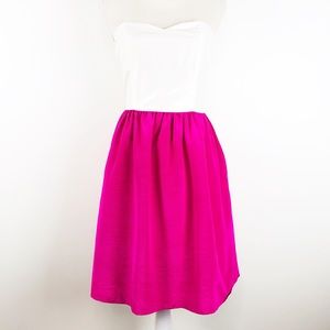 Coren Moore Laurie two toned Silk Party Dress